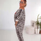 🐆 Ensemble coordonné chic à imprimé léopard pour femme – Polyvalent pour les tenues de tous les jours et de soirée