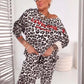 🐆 Ensemble coordonné chic à imprimé léopard pour femme – Polyvalent pour les tenues de tous les jours et de soirée