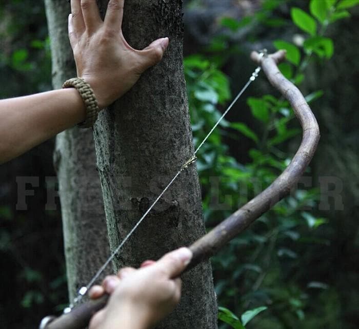 📢Achetez-en 1 offrez-en 1🔪Scie à fil en acier inoxydable pour survie – Coupe tout, ultra-portable, idéale pour randonnée & camping🌲