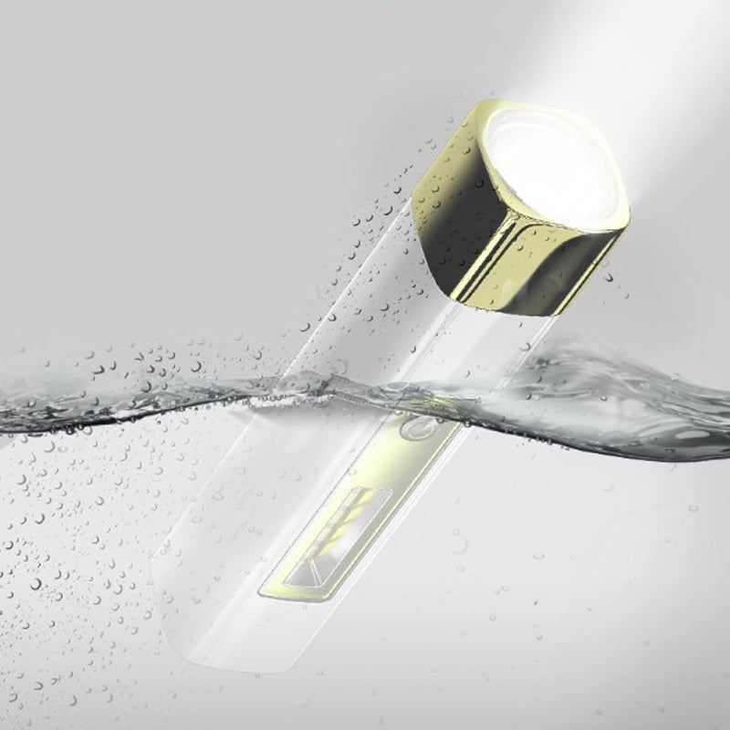 Mini Lampe Torche Haute Luminosité et Batterie Externe 2-en-1