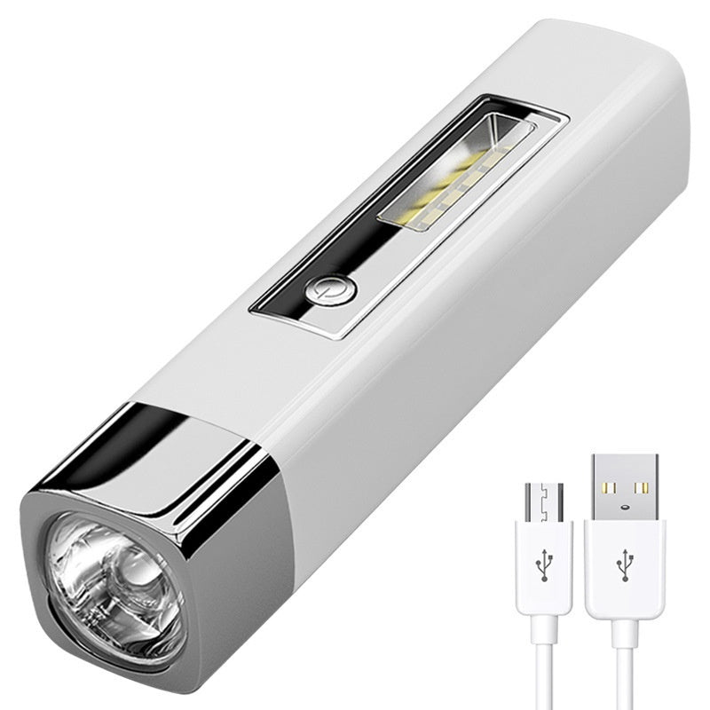Mini Lampe Torche Haute Luminosité et Batterie Externe 2-en-1