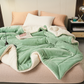 ❤️‍🔥Cadeau d'hiver🎁Couverture en peluche d'agneau épaisse double couche