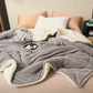 ❤️‍🔥Cadeau d'hiver🎁Couverture en peluche d'agneau épaisse double couche