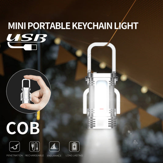 🔦55 % de réduction🔥Lampe de poche porte-clés portable rechargeable et lumineuse