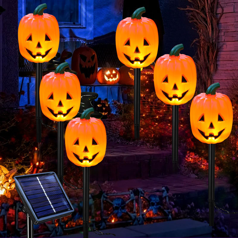 🎃 50% DE RÉDUCTION ! 🎃 Lumière Solaire pour Jardin en Forme de Citrouille – Décoration Chaleureuse, Énergie Solaire & Résistante à l'Eau – Parfaite pour Halloween et le Jardin 🌙