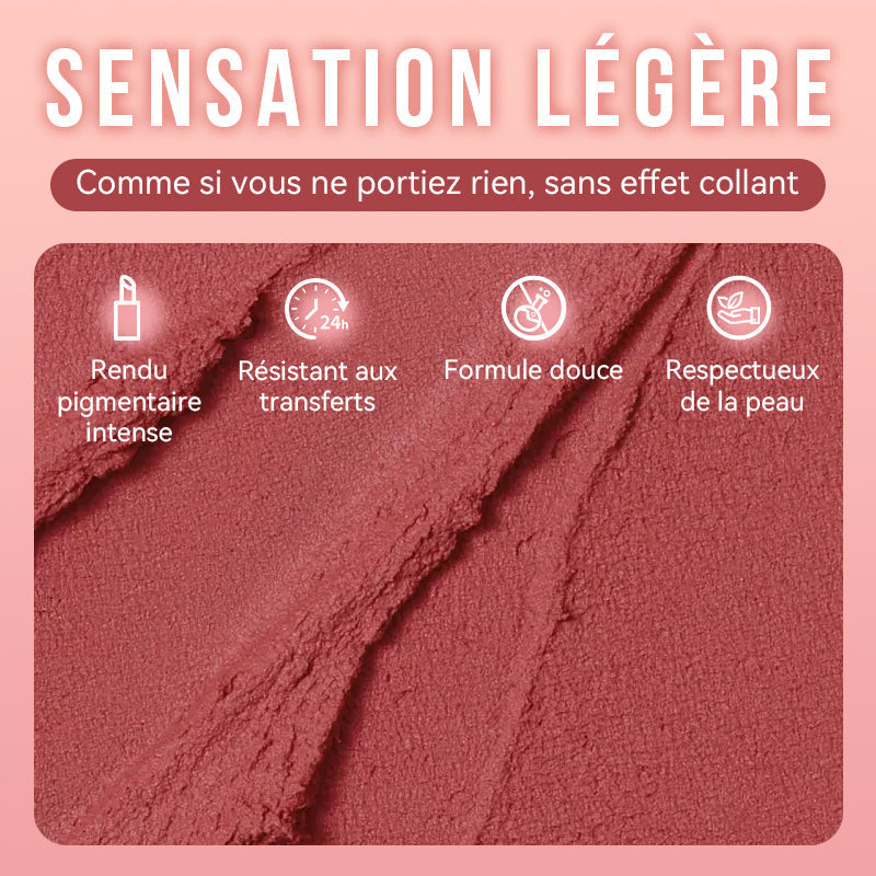 Gloss à lèvres mat léger et longue tenue