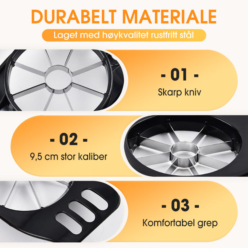 Vide-fruits et trancheuse en acier inoxydable