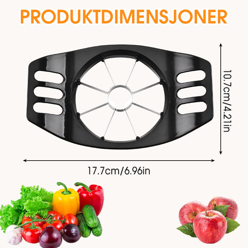 Vide-fruits et trancheuse en acier inoxydable