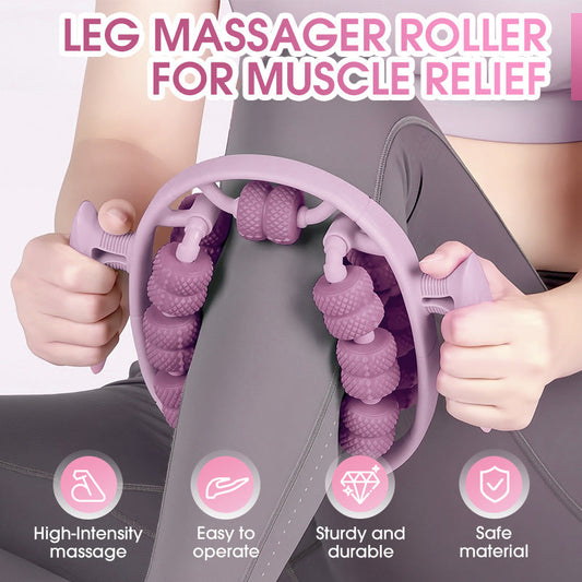 🔥Rouleau Massant pour Jambes - Soulagement Musculaire Ultime💆‍♀️✨