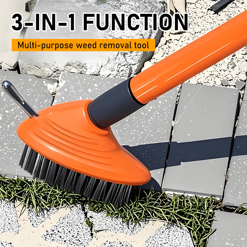 🌿 50% DE RÉDUCTION! 🧹 Ensemble 3 en 1 de Brosses Métalliques pour Désherbage – Brosse Durable, Poignée Ergonomique & Idéale Pour Nettoyer Les Joints, Terrasses & Allées 🏡