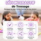 Kit DIY de Fabrication de Bracelets - Cadeau pour Enfants - Améliore les Compétences Manuelles