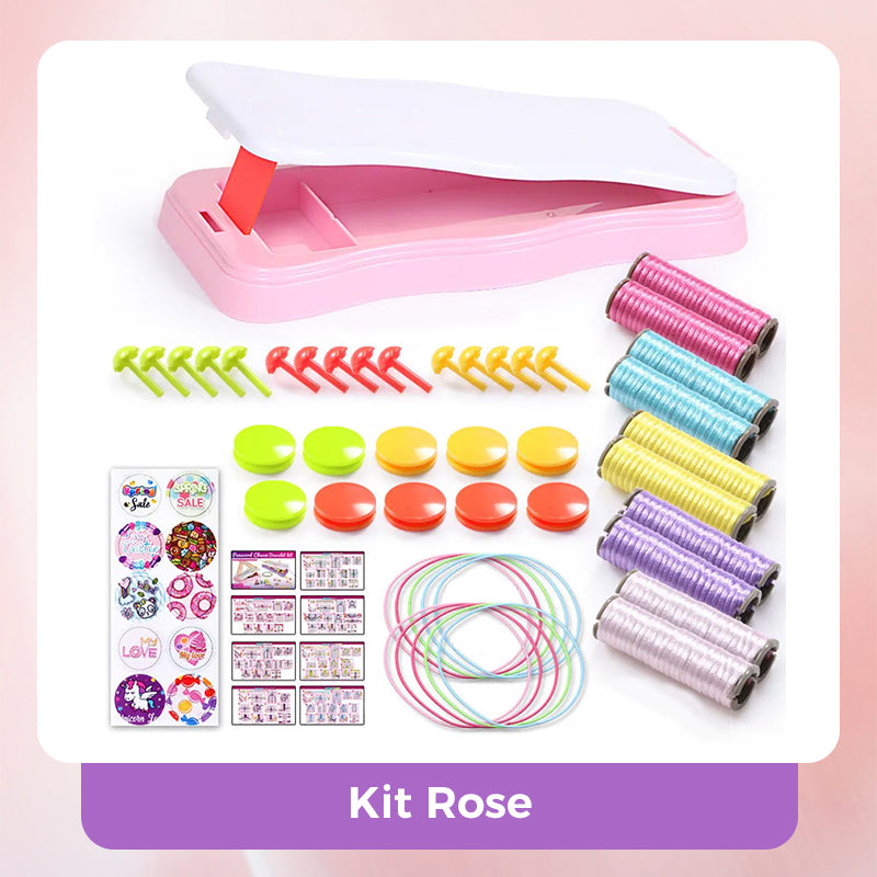 Kit DIY de Fabrication de Bracelets - Cadeau pour Enfants - Améliore les Compétences Manuelles