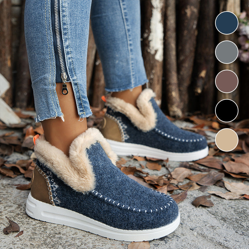 👢49% DE RÉDUCTION !❄️Bottes de Neige Femmes à Doublure Polaire🧊Semelle Antidérapante et Isolation Chaude pour Temps Glacial📦