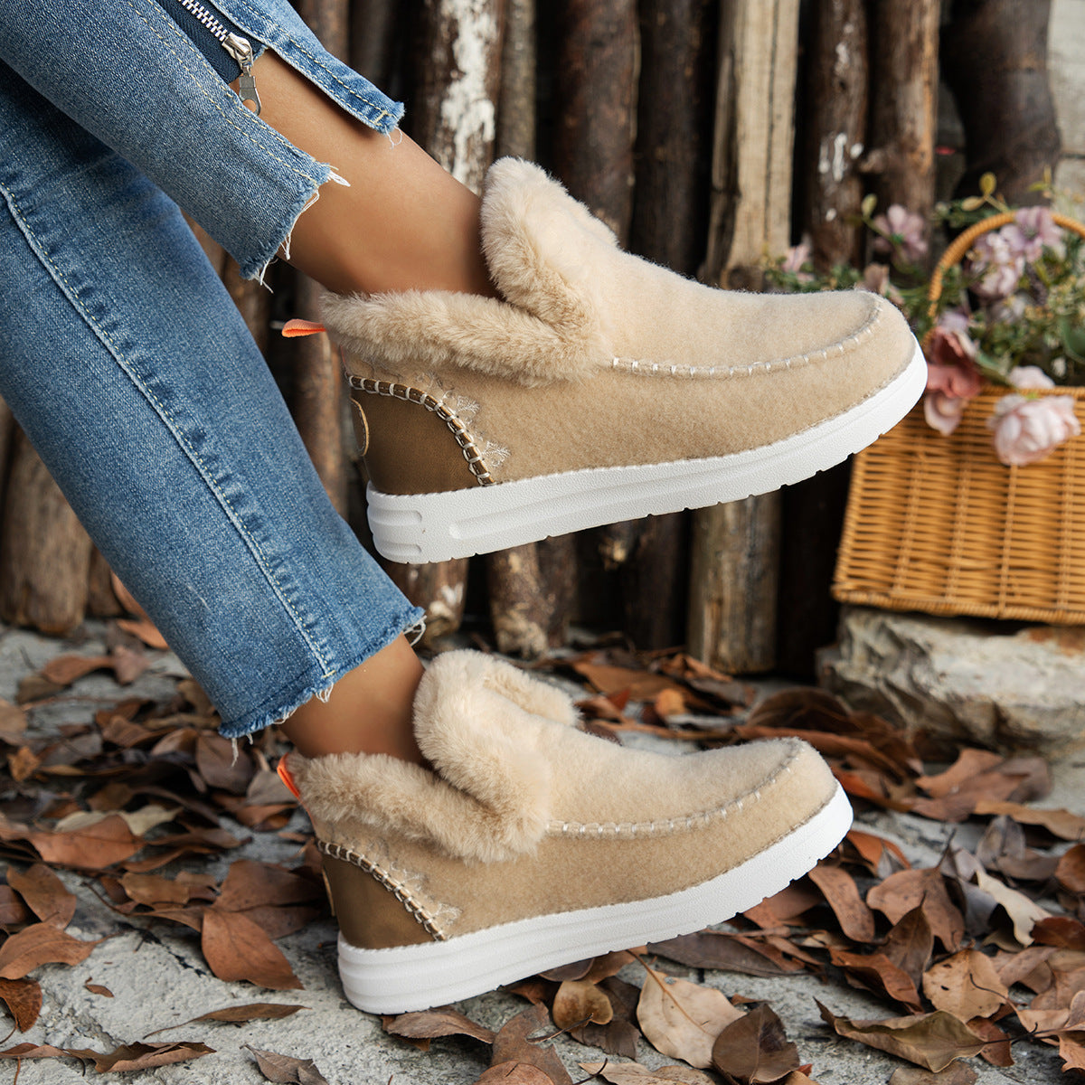 👢49% DE RÉDUCTION !❄️Bottes de Neige Femmes à Doublure Polaire🧊Semelle Antidérapante et Isolation Chaude pour Temps Glacial📦