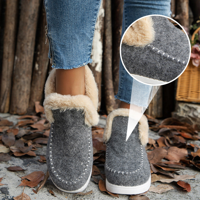 👢49% DE RÉDUCTION !❄️Bottes de Neige Femmes à Doublure Polaire🧊Semelle Antidérapante et Isolation Chaude pour Temps Glacial📦