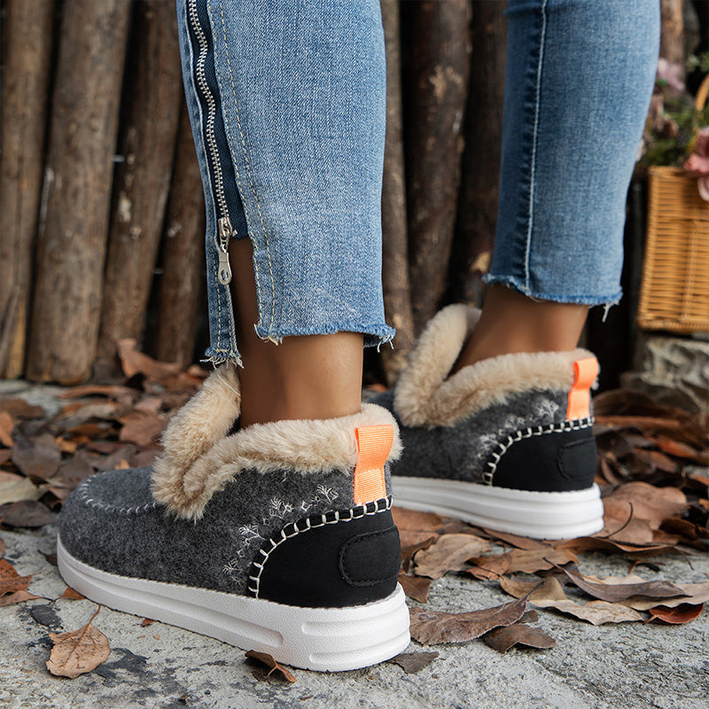 👢49% DE RÉDUCTION !❄️Bottes de Neige Femmes à Doublure Polaire🧊Semelle Antidérapante et Isolation Chaude pour Temps Glacial📦
