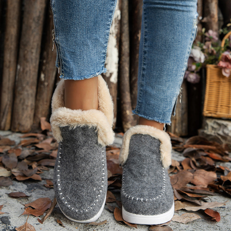 👢49% DE RÉDUCTION !❄️Bottes de Neige Femmes à Doublure Polaire🧊Semelle Antidérapante et Isolation Chaude pour Temps Glacial📦