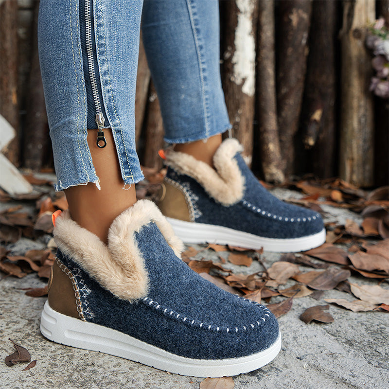 👢49% DE RÉDUCTION !❄️Bottes de Neige Femmes à Doublure Polaire🧊Semelle Antidérapante et Isolation Chaude pour Temps Glacial📦