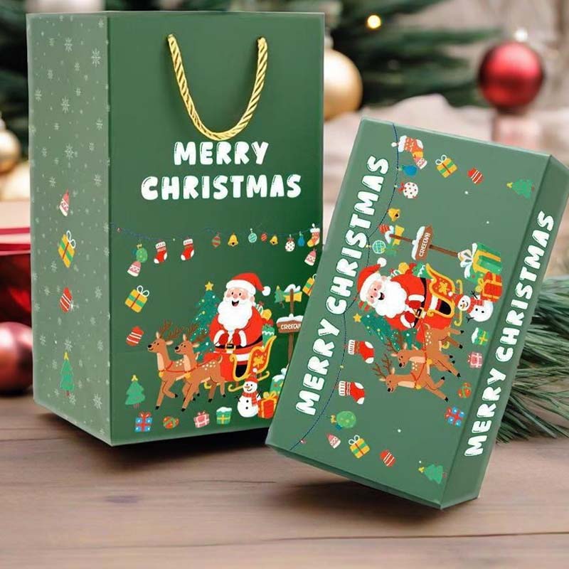 ✨50% de réduction🎅Boîte Cadeau de Noël Pliable et Rebondissante🎄Surprise Magique avec Confettis !