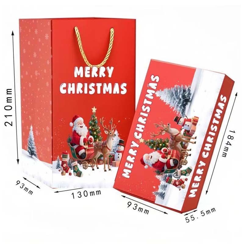 ✨50% de réduction🎅Boîte Cadeau de Noël Pliable et Rebondissante🎄Surprise Magique avec Confettis !