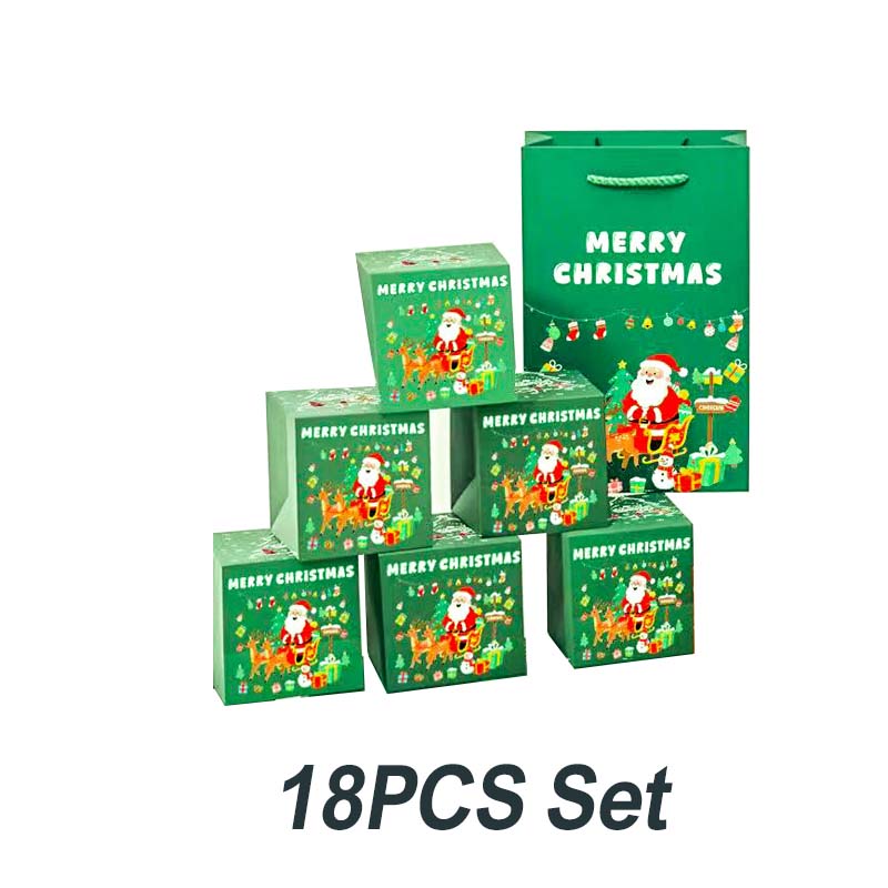 ✨50% de réduction🎅Boîte Cadeau de Noël Pliable et Rebondissante🎄Surprise Magique avec Confettis !