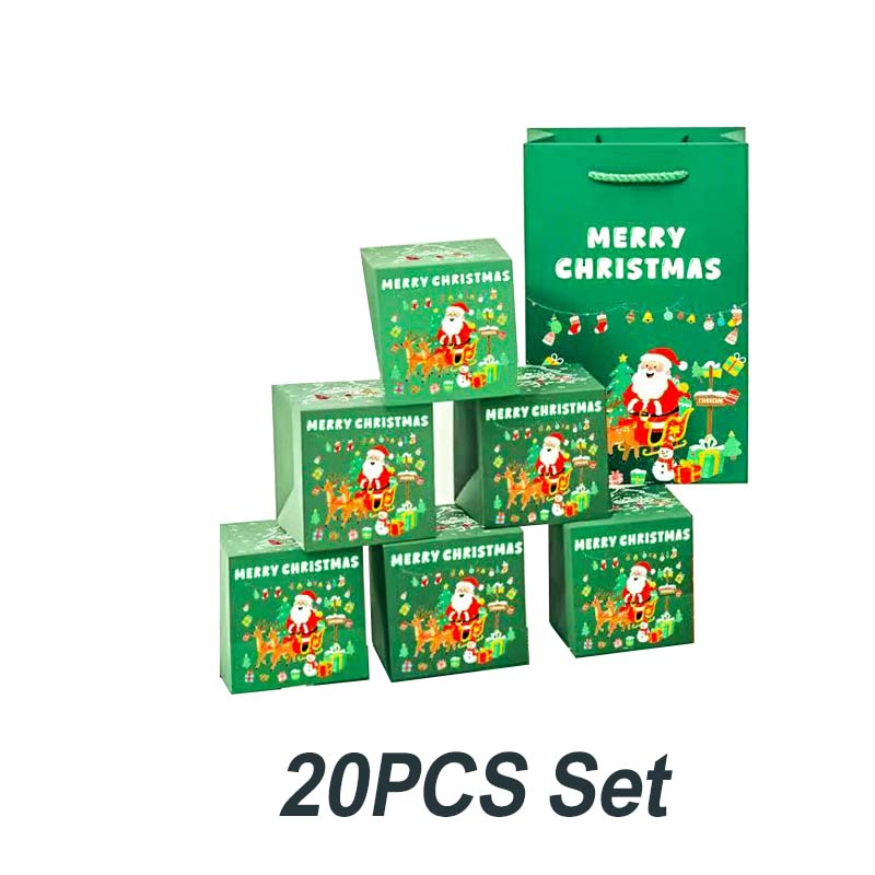 ✨50% de réduction🎅Boîte Cadeau de Noël Pliable et Rebondissante🎄Surprise Magique avec Confettis !