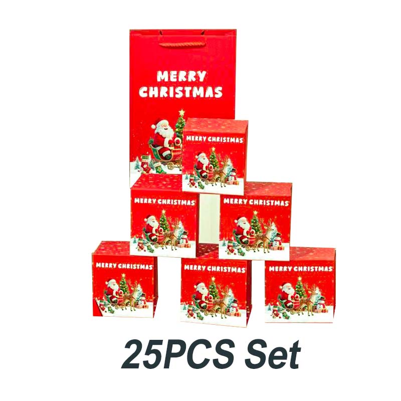 ✨50% de réduction🎅Boîte Cadeau de Noël Pliable et Rebondissante🎄Surprise Magique avec Confettis !