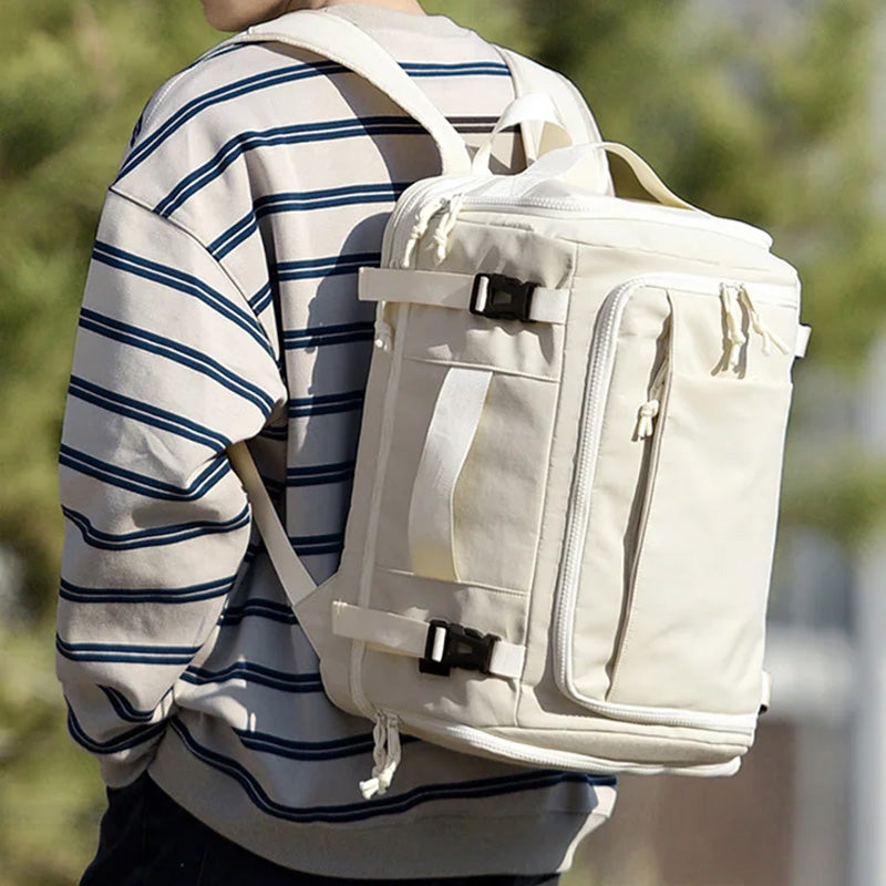Sac à dos pour bagages de grande capacité de type boîte