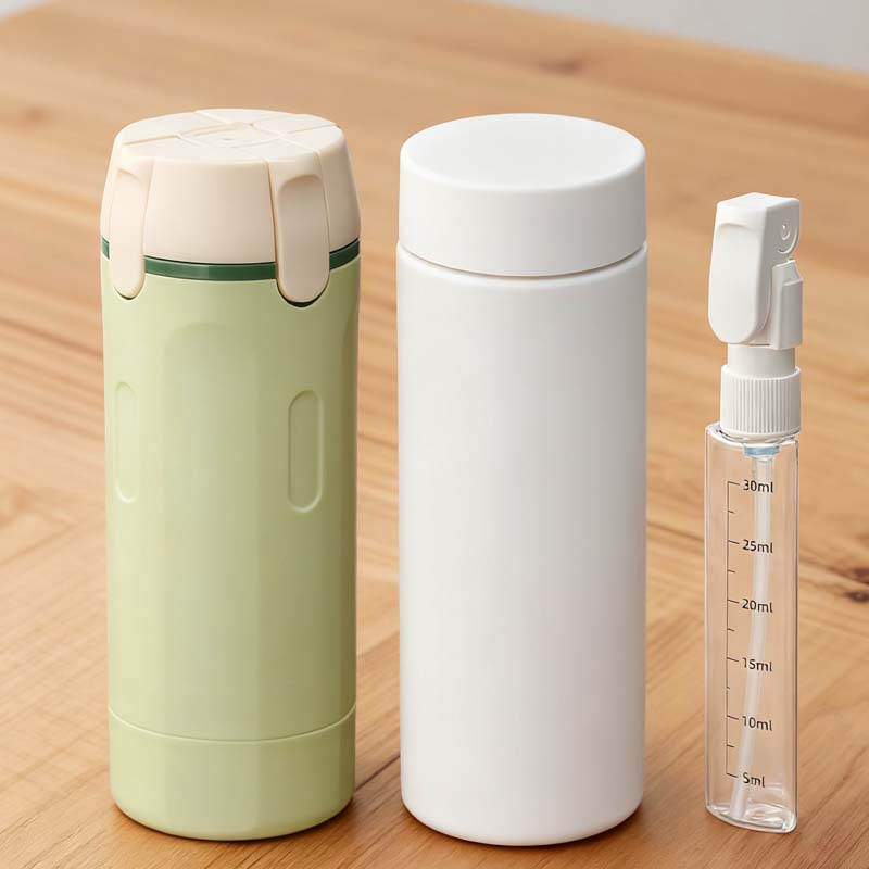 🧳Flacons distributeurs rechargeables 4 en 1 pour le voyage – Compact, étanche & ultra-pratique ✈️🧴
