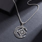 🔥DERNIER JOUR – 50% DE RÉDUCTION🌙Collier Pendentif Lune Celtique – Acier Inoxydable, Unisexe & Symbolisme de Protection