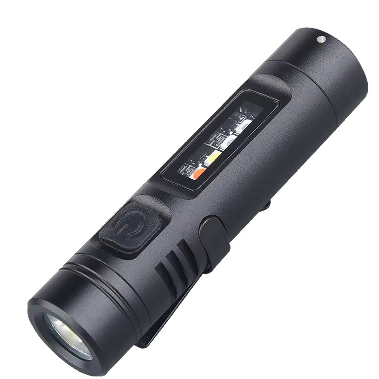 Mini lampe torche multifonctionnelle en alliage d'aluminium
