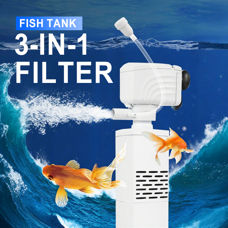 💦Filtre 3 en 1 pour aquarium – filtration, oxygénation et pompage de l'eau