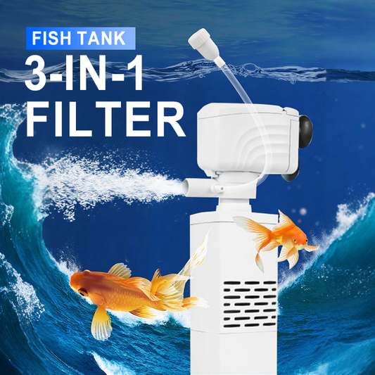 💦Filtre 3 en 1 pour aquarium – filtration, oxygénation et pompage de l'eau