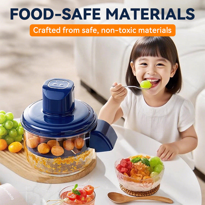 🔥Stock limité disponible 50% de réduction🔥Éplucheur électrique transparent pour fruits et légumes🍇🧄
