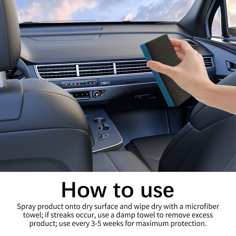 Nettoyant Lustrant pour Intérieur de Voiture - Restaure la Brillance et Nettoie en Profondeur