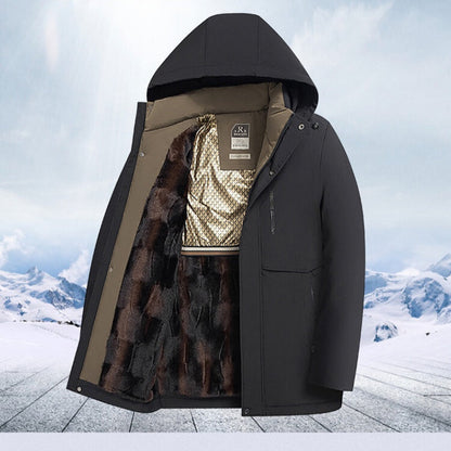 ✨Manteau Hiver Homme Parka Chaud🧥Isolation Haute Performance avec Capuche Amovible pour Temps Glacials❄️