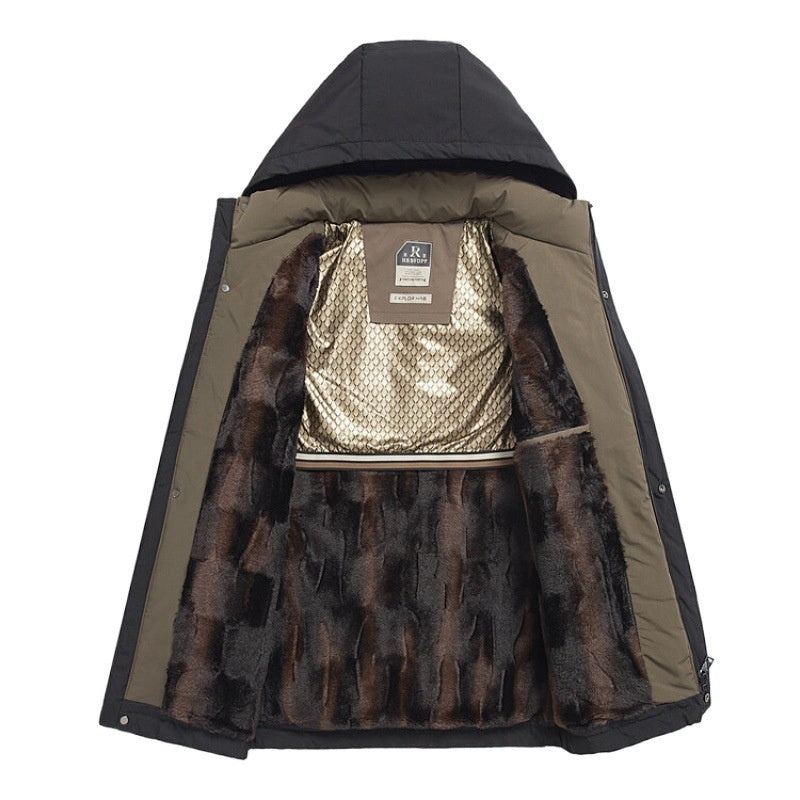 ✨Manteau Hiver Homme Parka Chaud🧥Isolation Haute Performance avec Capuche Amovible pour Temps Glacials❄️