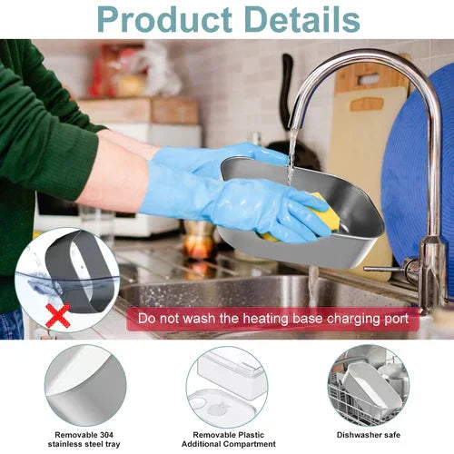Ensemble Portable 2-en-1 pour Boîte à Lunch - Double Tension 60W, Chauffage Rapide et 7 Pièces