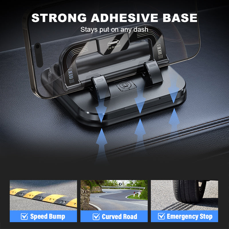 📱Support Téléphone 360° Pliable – Universel, Antidérapant & Stable Partout ✨🚗