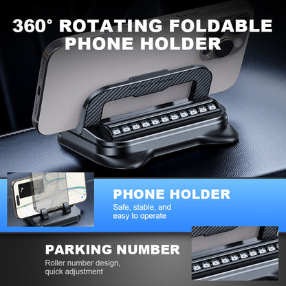 📱Support Téléphone 360° Pliable – Universel, Antidérapant & Stable Partout ✨🚗