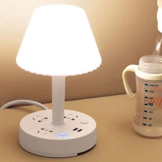 ✨Lampe d’Appoint avec Double Prise (USB + Secteur) - Confort & Sécurité
