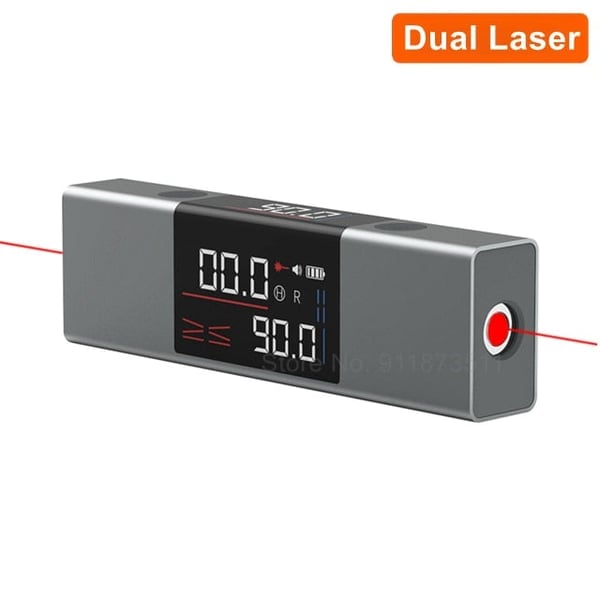 📐Localitéi-2 in1 Laser Règle d'angle Rapporteur