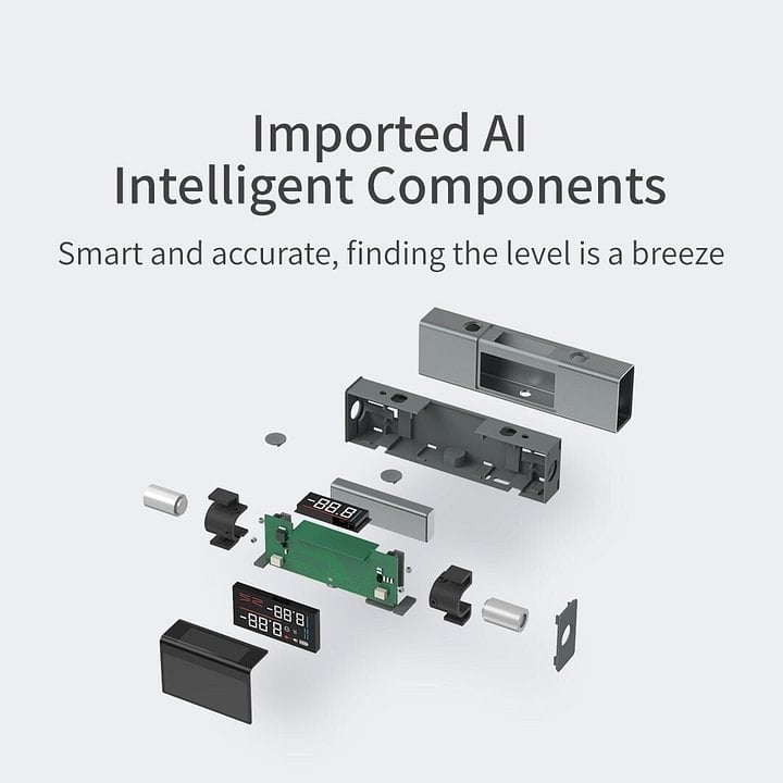 📐Localitéi-2 in1 Laser Règle d'angle Rapporteur