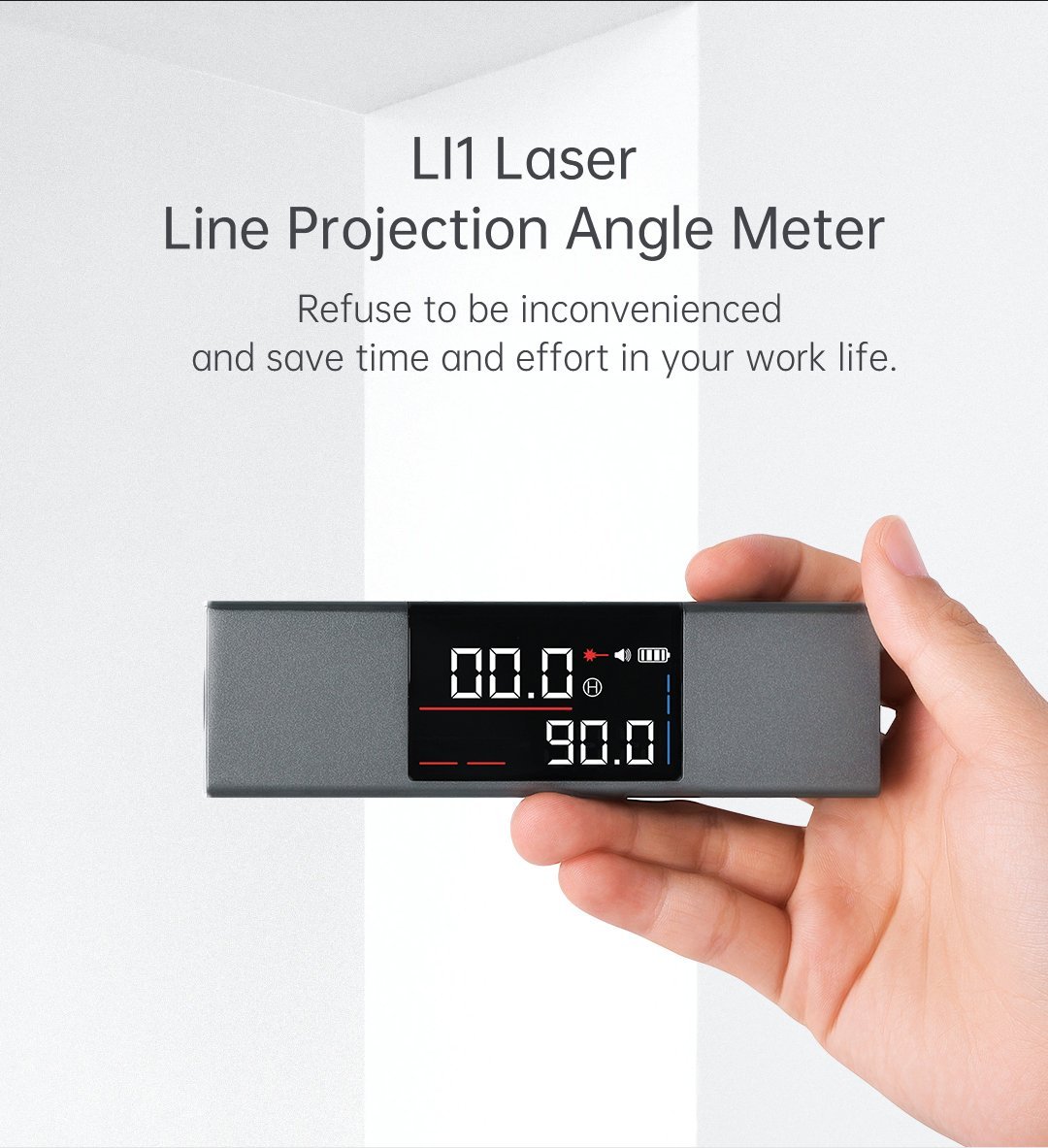 📐Localitéi-2 in1 Laser Règle d'angle Rapporteur
