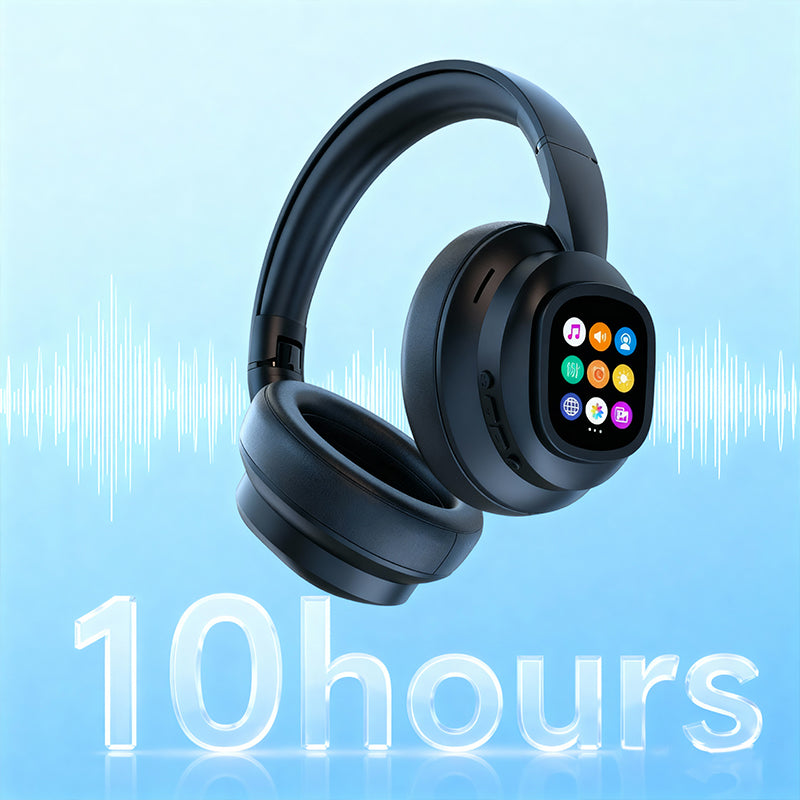 🎧 50% de réduction!✨Casque Bluetooth IA📱Écran LCD intelligent et assistant vocal avec qualité sonore premium pour la musique et les appels