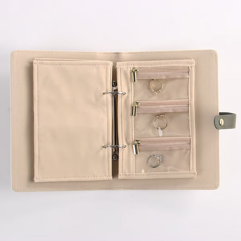 📢📢50% DE RÉDUCTION✨Élégant sac de rangement portable à carreaux pour bijoux