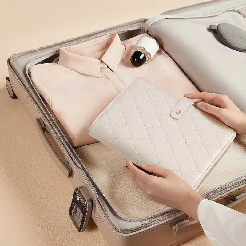 📢📢50% DE RÉDUCTION✨Élégant sac de rangement portable à carreaux pour bijoux