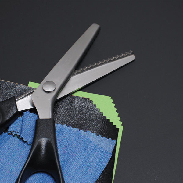 Ciseaux de Couture Dentelés DIY - Lames Crantées pour Tissu et Artisanat
