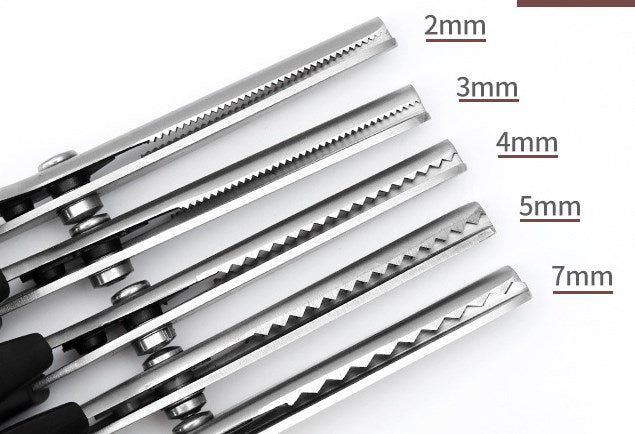 Ciseaux de Couture Dentelés DIY - Lames Crantées pour Tissu et Artisanat
