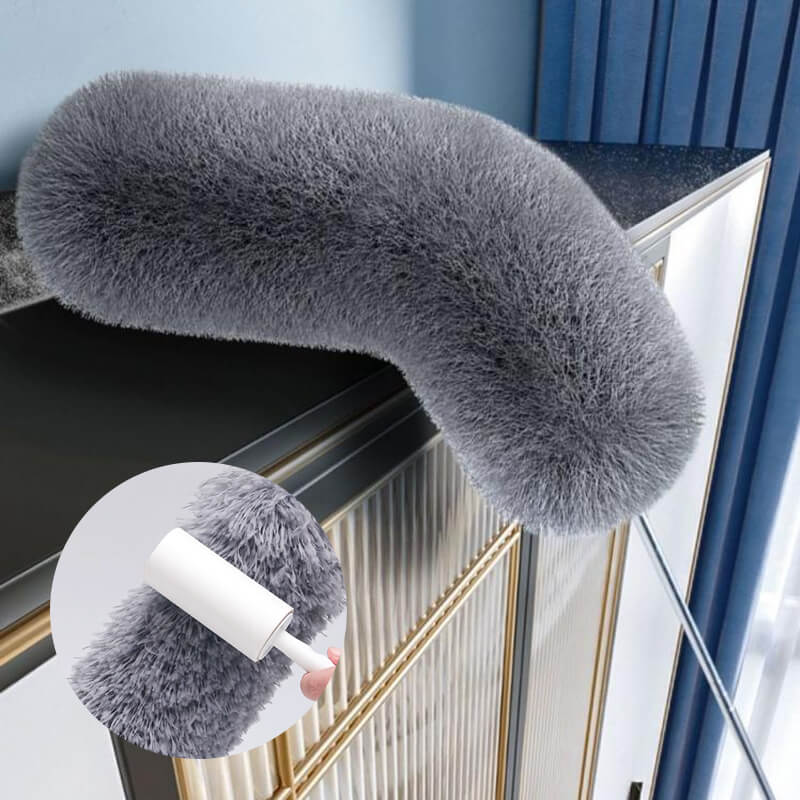 🧹✨ Bâtonnet nettoyant rétractable – Pliable, lavable, atteint les hauteurs sans escabeau, l’outil malin pour dépoussiérer plafonds, luminaires et meubles hauts en toute sécurité 🏠💪